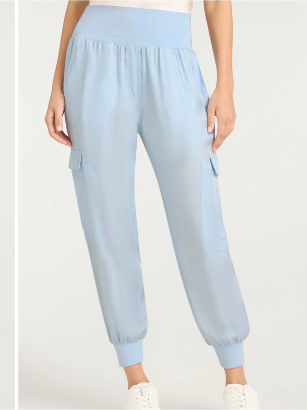 Cinq A Sept • Giles Jogger Pants  • Whispering Sky Multi  •  Size Large - Picture 3 of 11